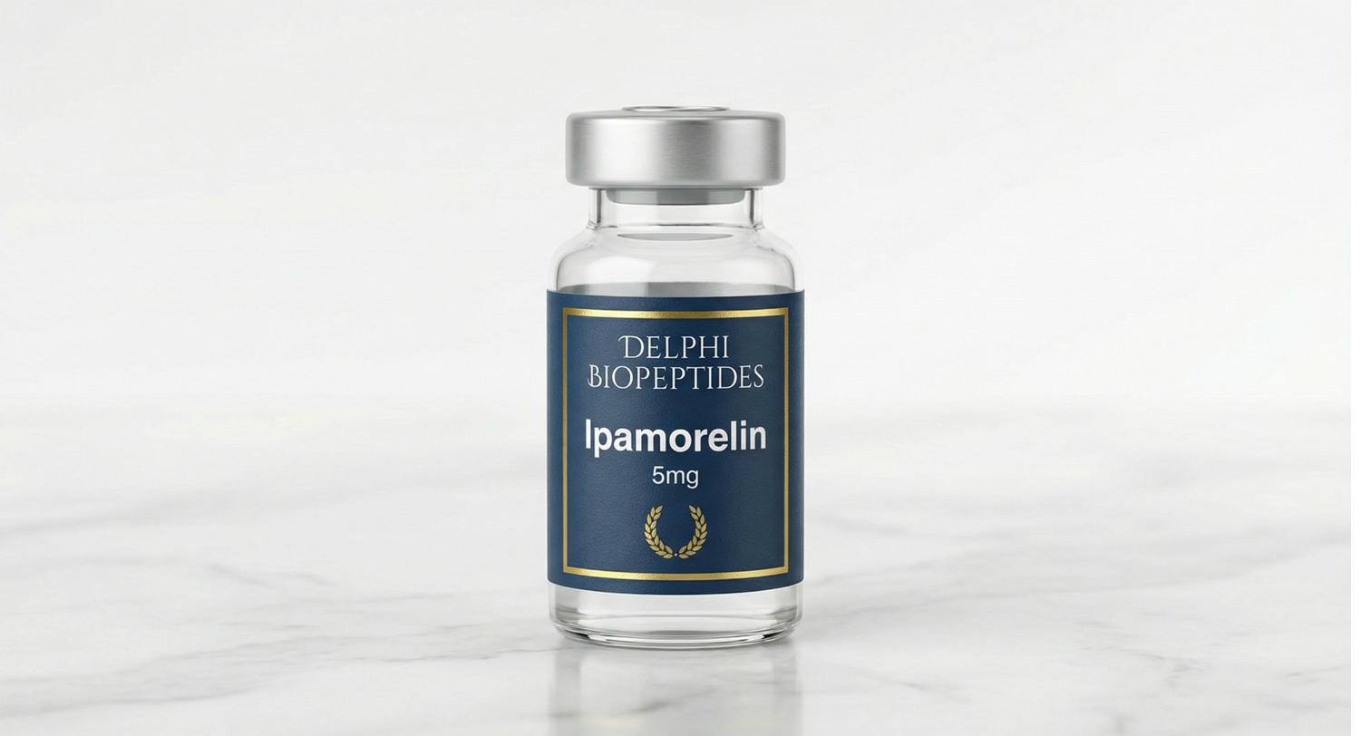 Ipamorelin peptide vial, 5mg